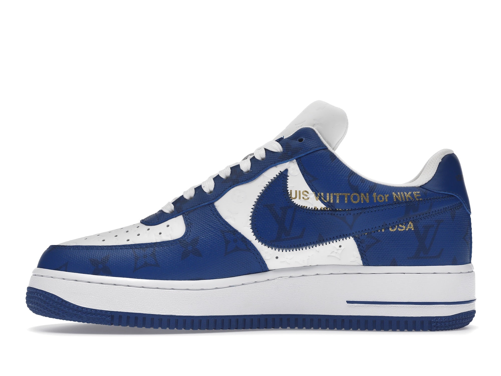 Louis Vuitton Nike Air Force 1 Low By Virgil Abloh White Royal - Louis Vuitton - OFFseason 衣服 - 