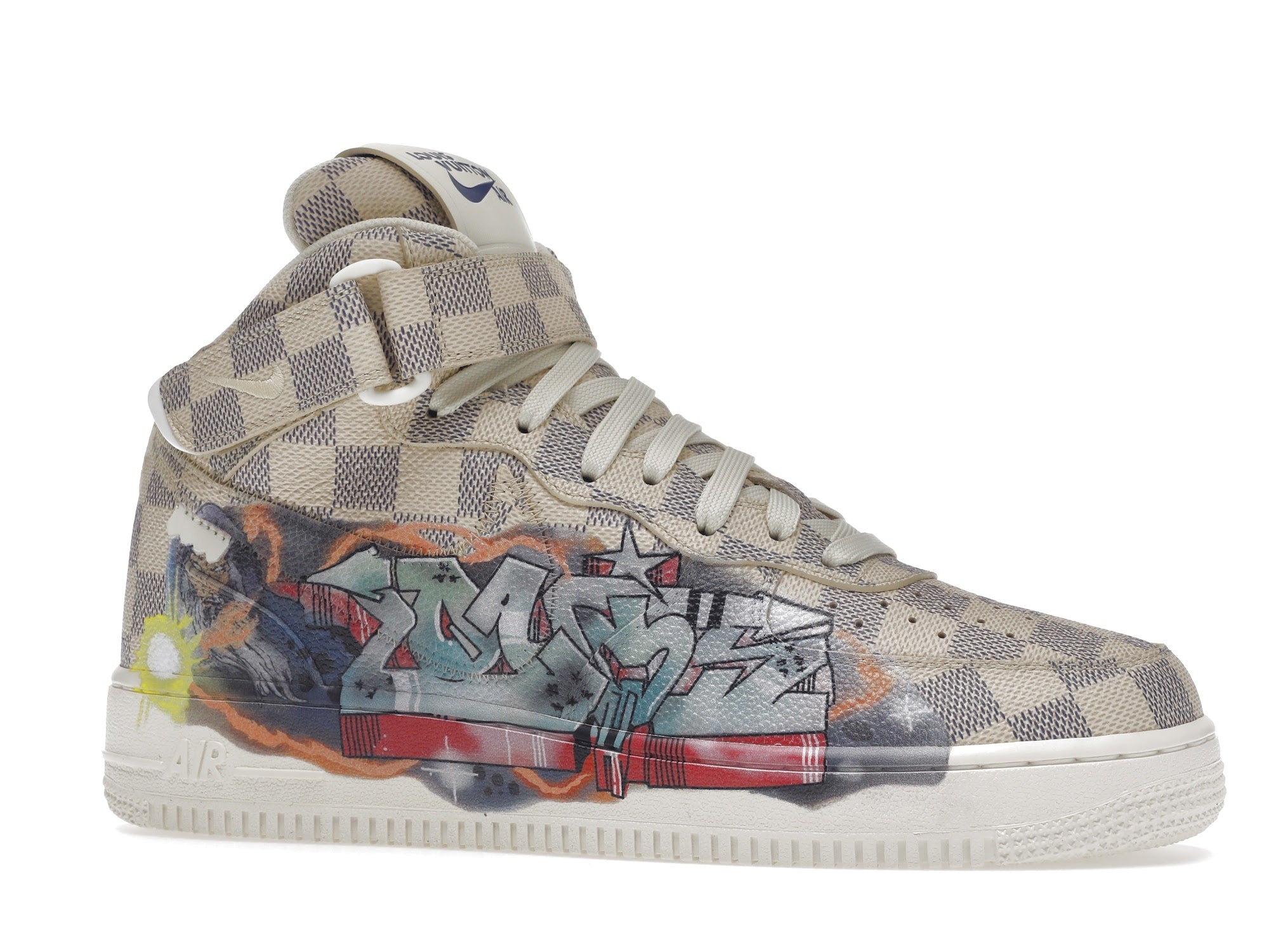 Louis Vuitton Nike Air Force 1 Mid By Virgil Abloh Graffiti - Louis Vuitton - OFFseason 衣服 - 