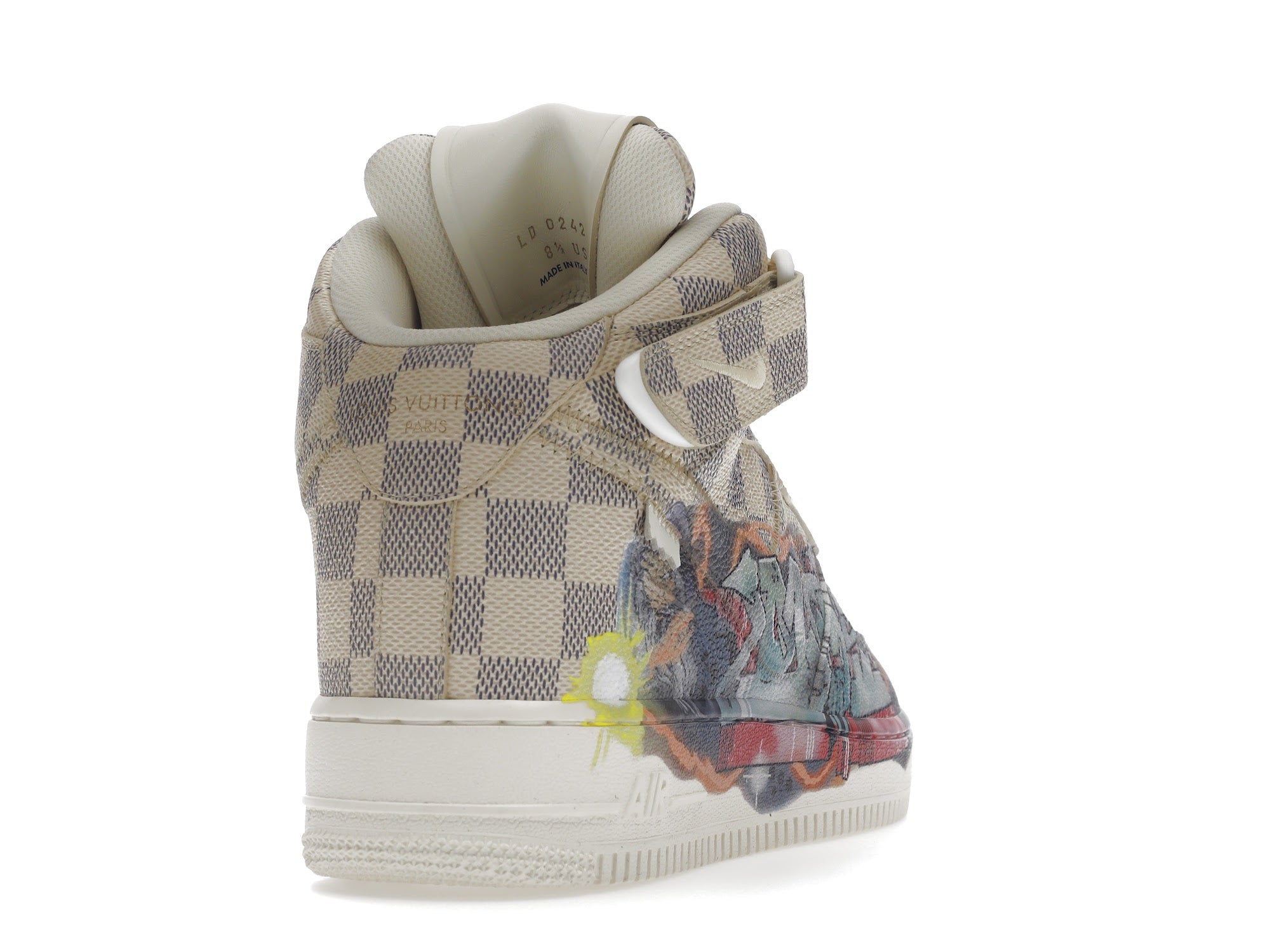 Louis Vuitton Nike Air Force 1 Mid By Virgil Abloh Graffiti - Louis Vuitton - OFFseason 衣服 - 