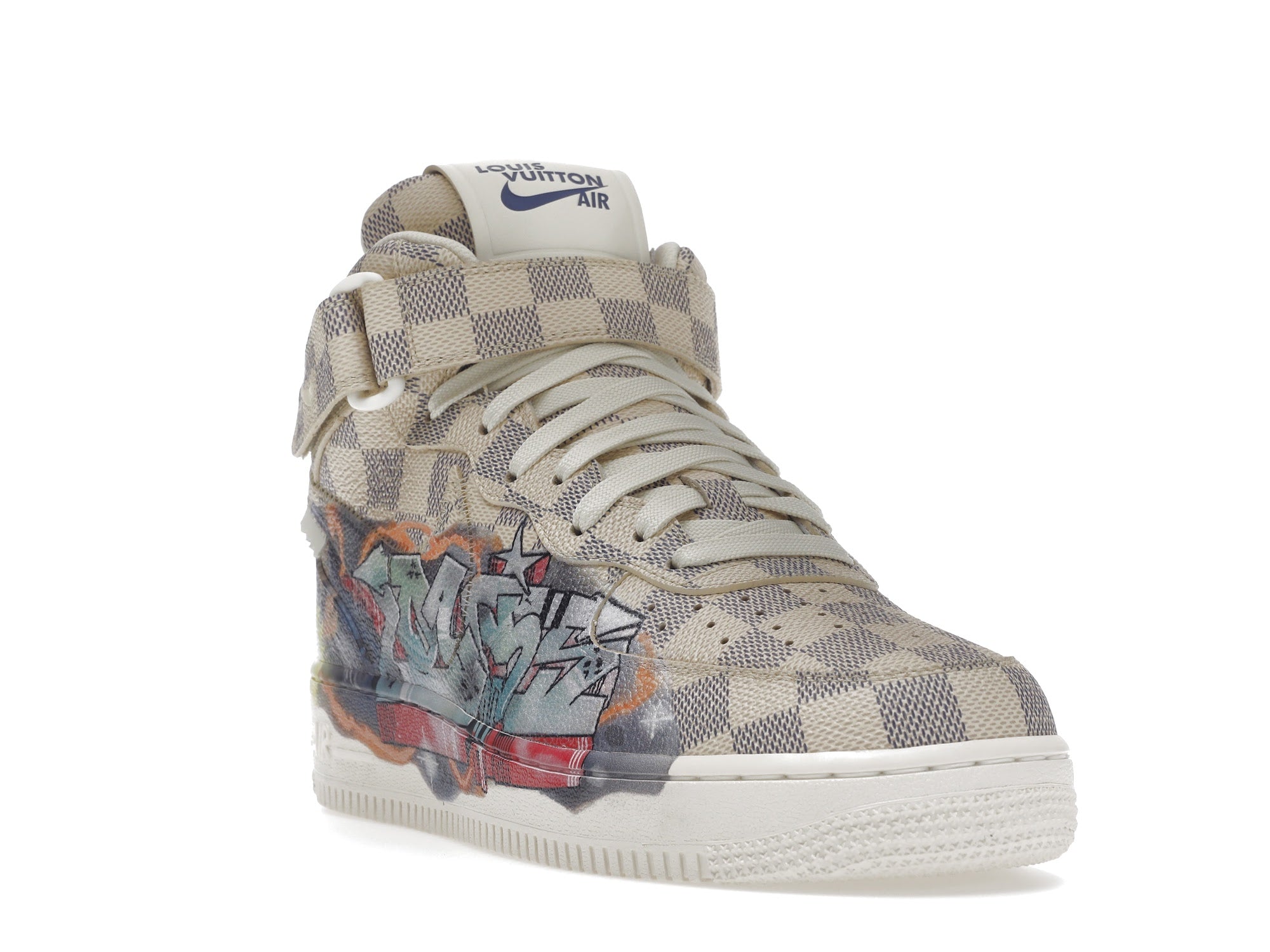 Louis Vuitton Nike Air Force 1 Mid By Virgil Abloh Graffiti - Louis Vuitton - OFFseason 衣服 - 