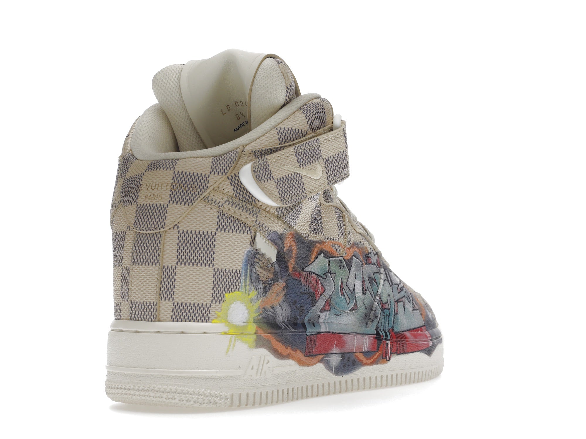 Louis Vuitton Nike Air Force 1 Mid By Virgil Abloh Graffiti - Louis Vuitton - OFFseason 衣服 - 