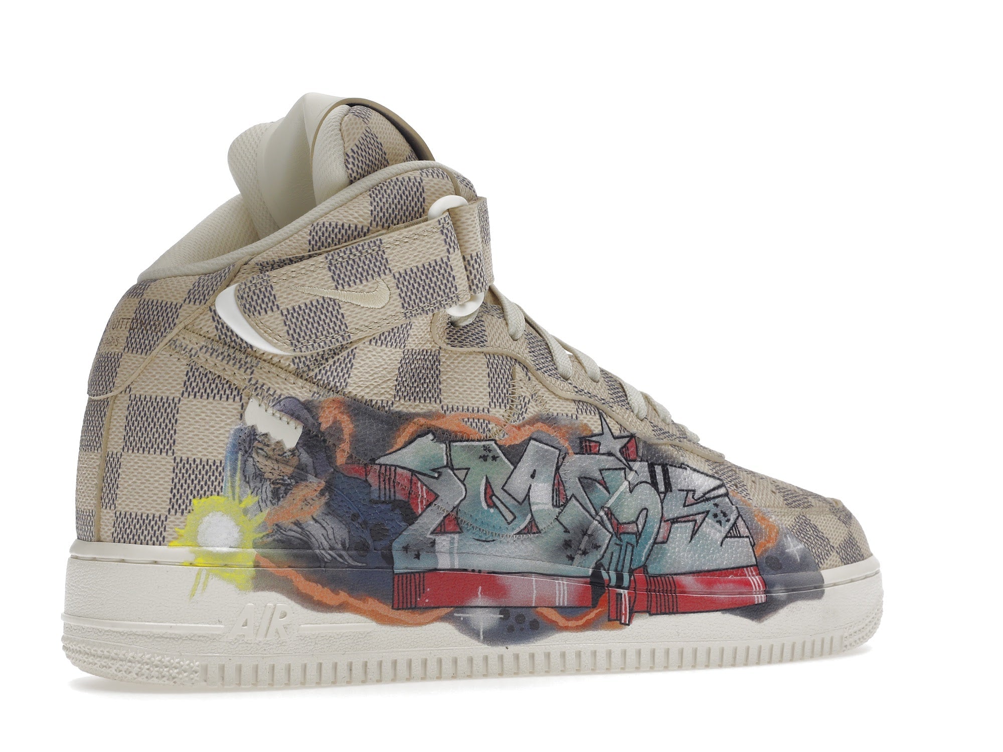 Louis Vuitton Nike Air Force 1 Mid By Virgil Abloh Graffiti - Louis Vuitton - OFFseason 衣服 - 