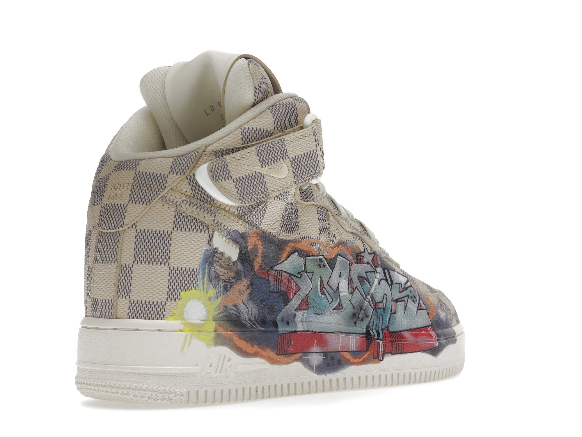 Louis Vuitton Nike Air Force 1 Mid By Virgil Abloh Graffiti - Louis Vuitton - OFFseason 衣服 - 