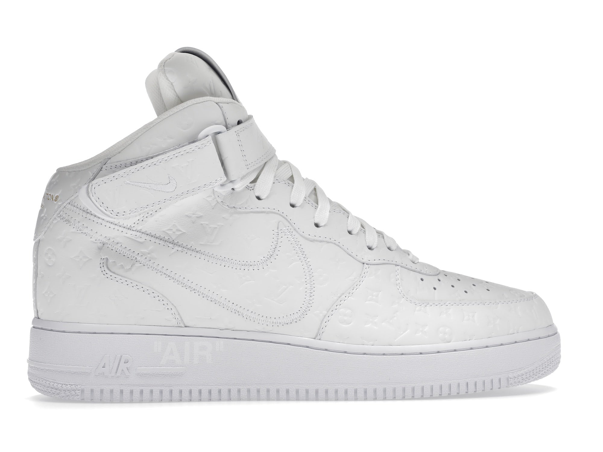 Louis Vuitton Nike Air Force 1 Mid By Virgil Abloh White - Louis Vuitton - OFFseason 衣服 - 