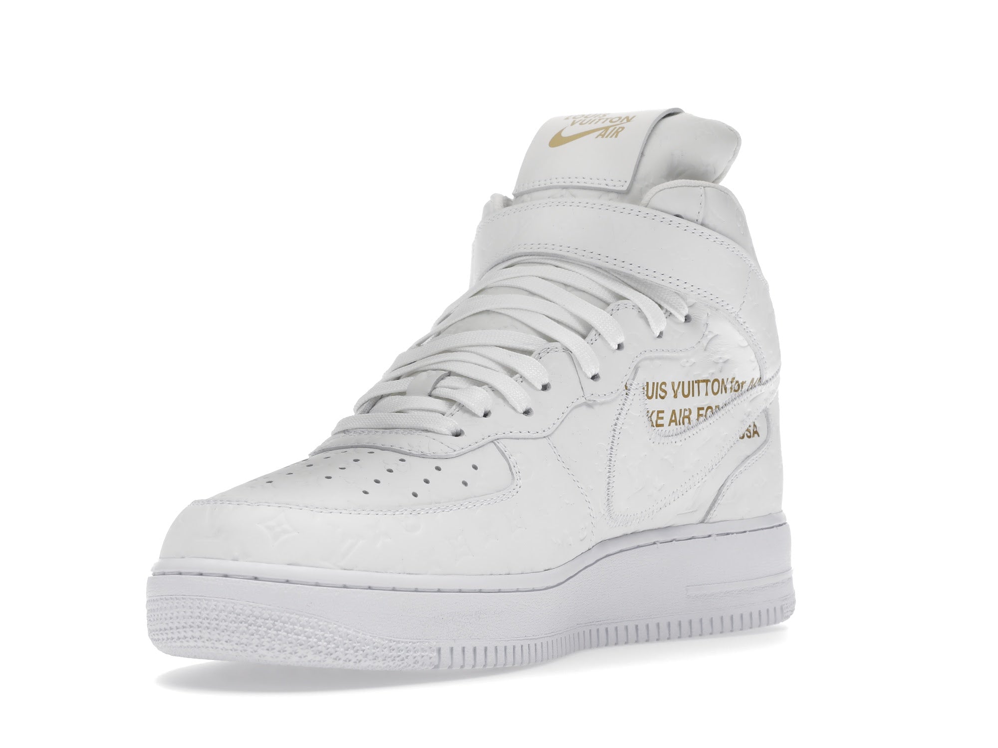 Louis Vuitton Nike Air Force 1 Mid By Virgil Abloh White - Louis Vuitton - OFFseason 衣服 - 