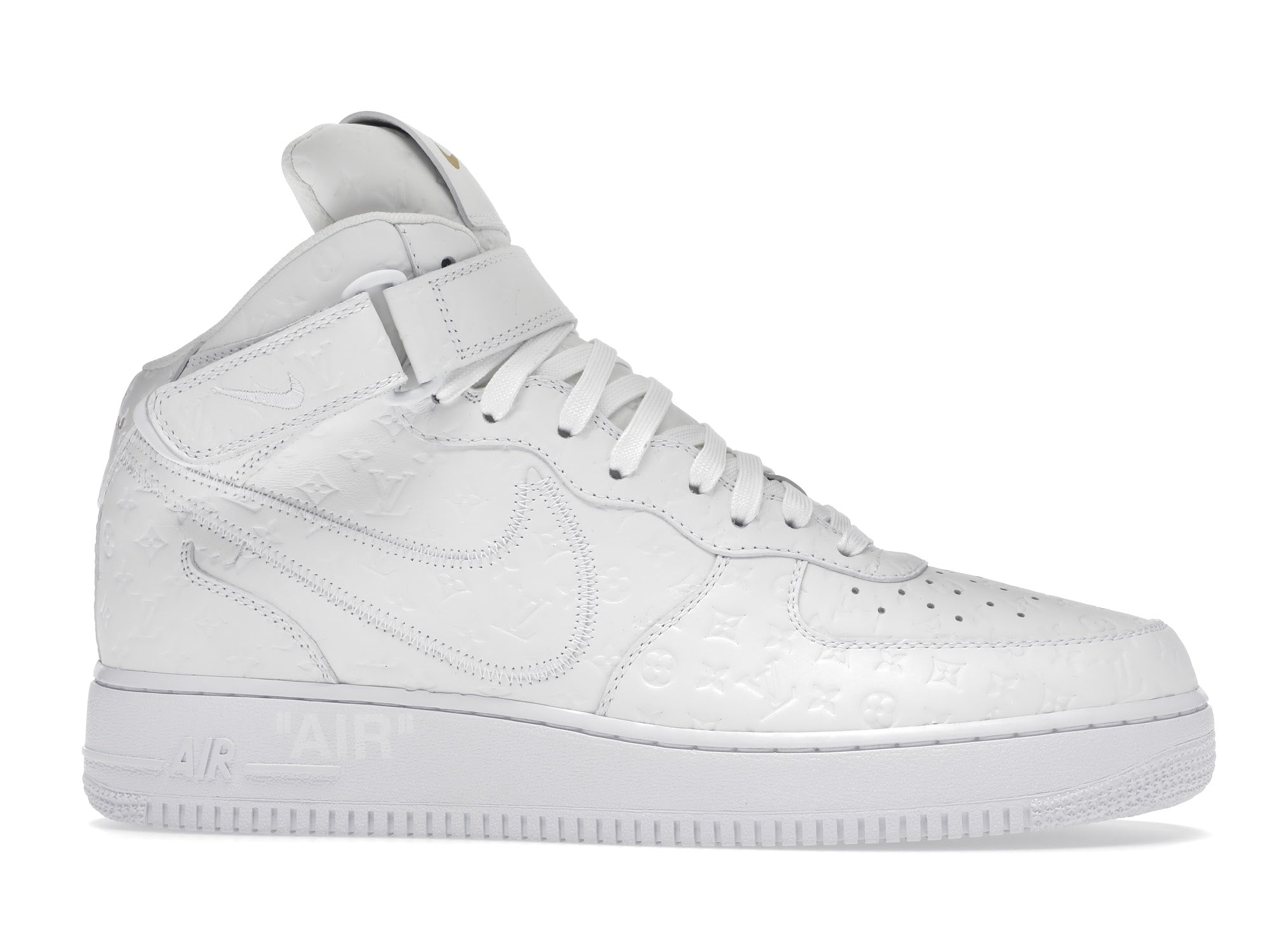 Louis Vuitton Nike Air Force 1 Mid By Virgil Abloh White - Louis Vuitton - OFFseason 衣服 - 