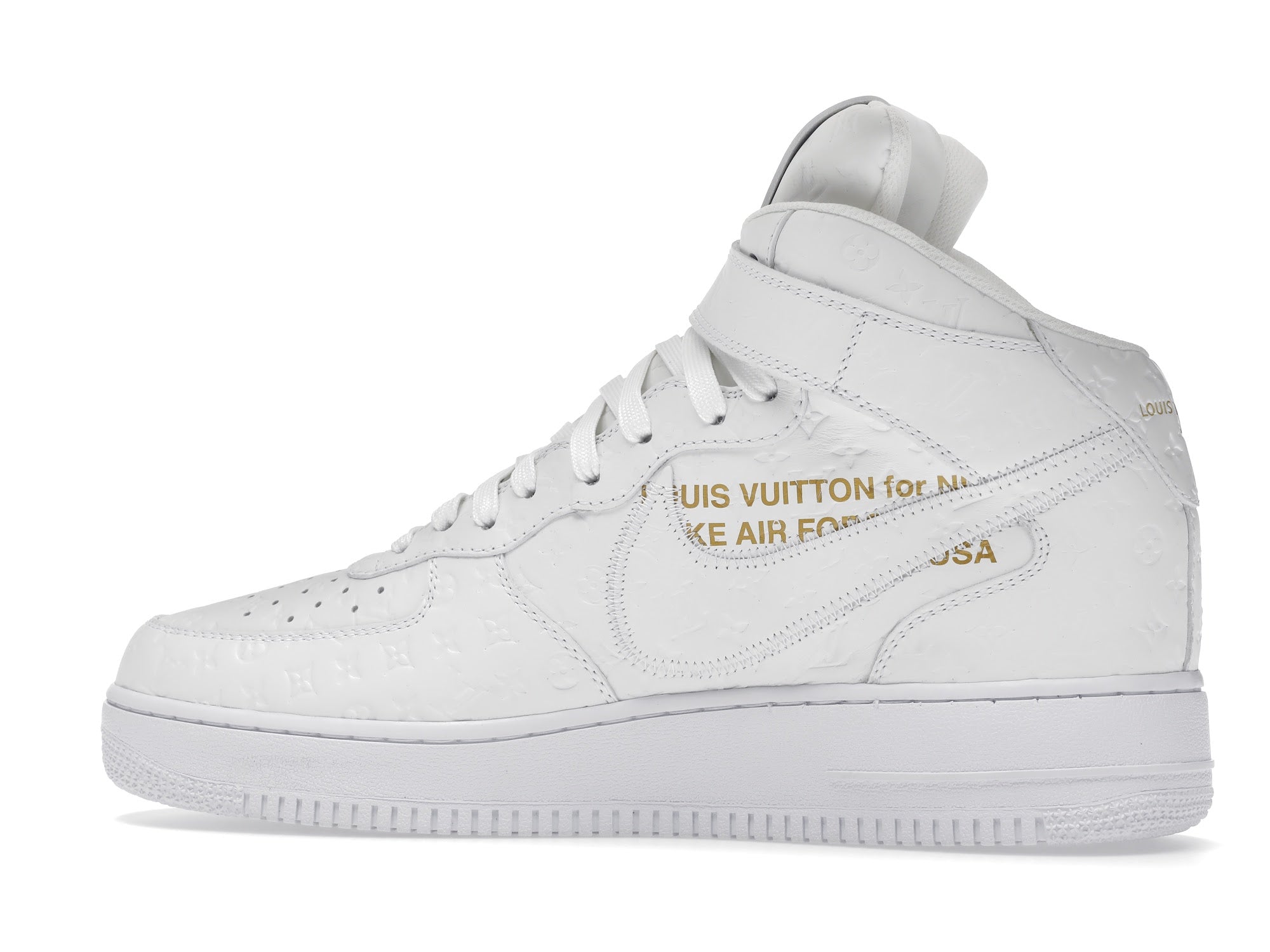 Louis Vuitton Nike Air Force 1 Mid By Virgil Abloh White - Louis Vuitton - OFFseason 衣服 - 