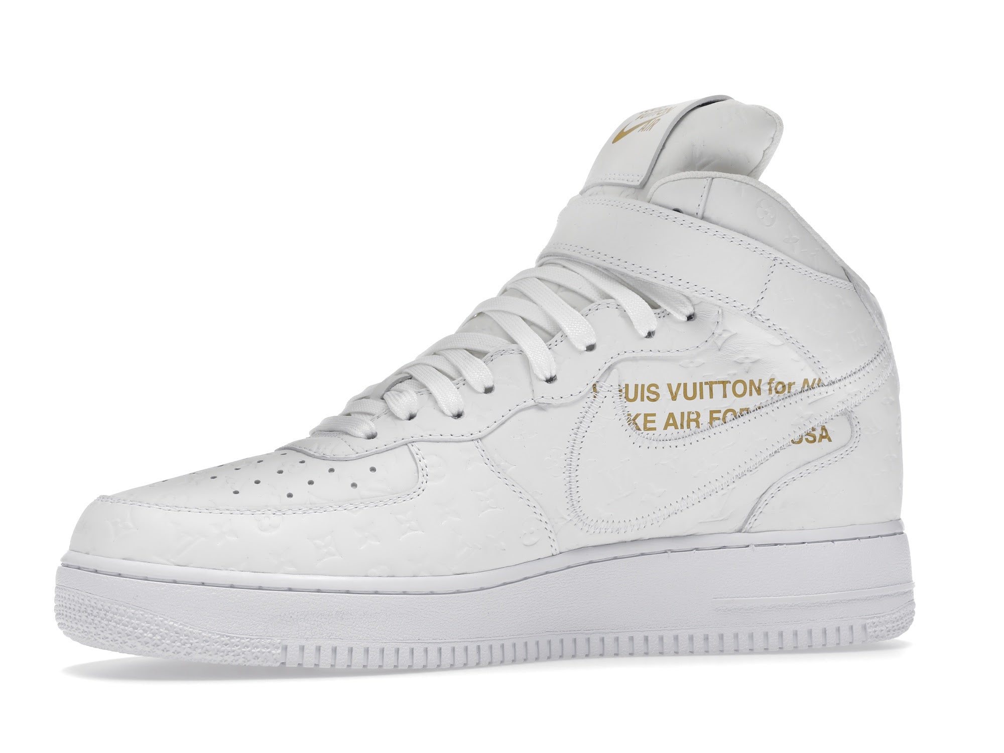 Louis Vuitton Nike Air Force 1 Mid By Virgil Abloh White - Louis Vuitton - OFFseason 衣服 - 