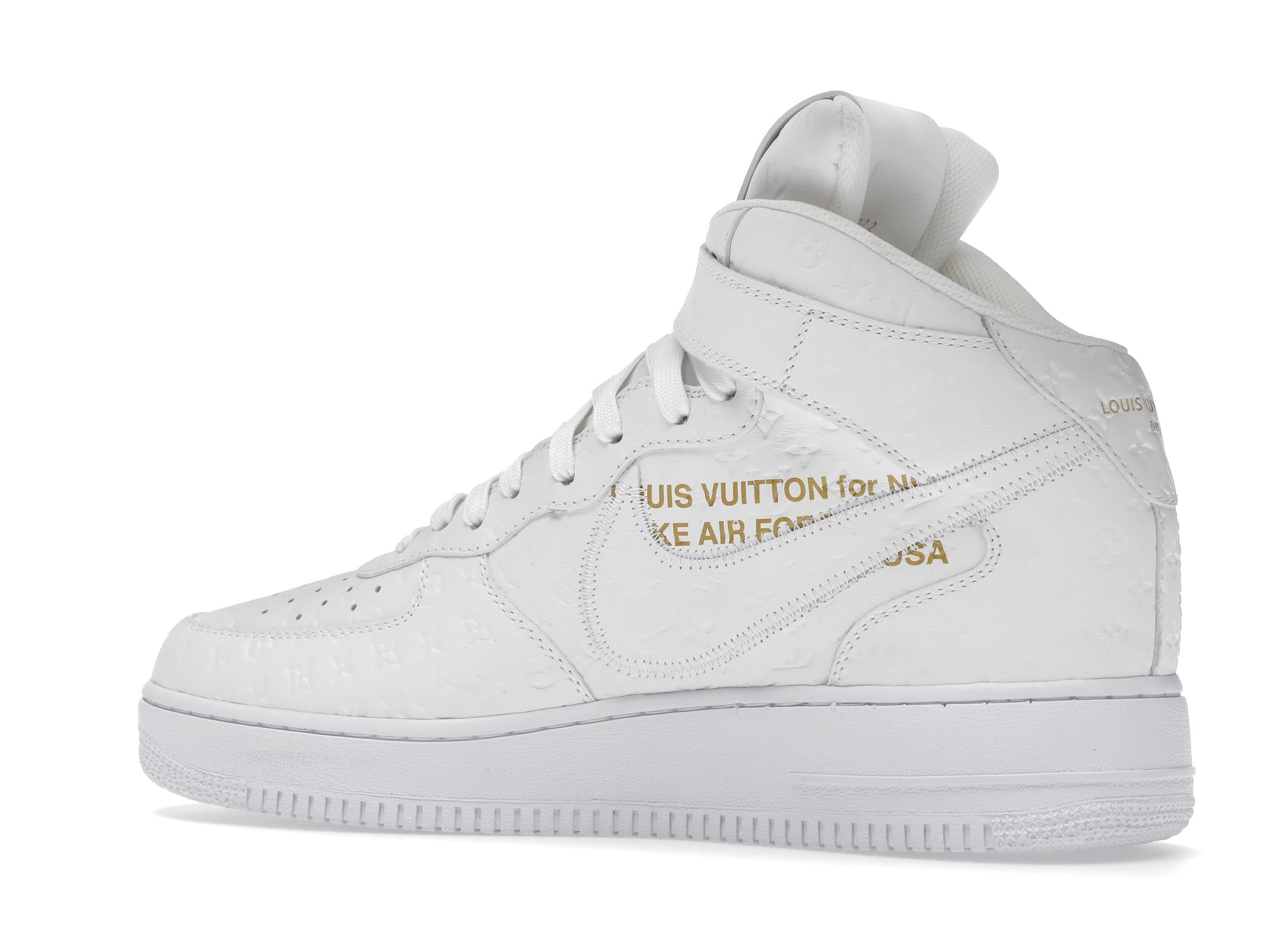 Louis Vuitton Nike Air Force 1 Mid By Virgil Abloh White - Louis Vuitton - OFFseason 衣服 - 