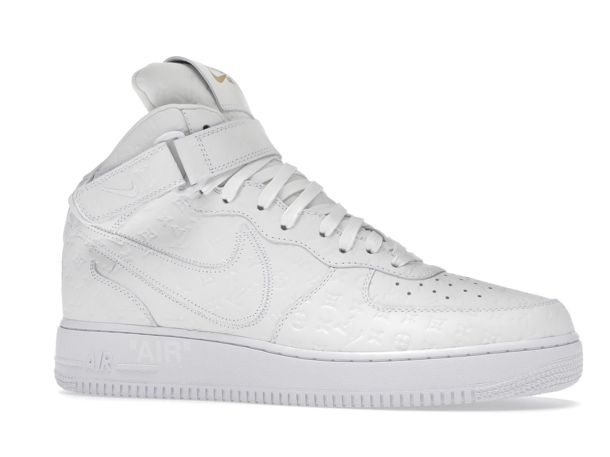 Louis Vuitton Nike Air Force 1 Mid By Virgil Abloh White - Louis Vuitton - OFFseason 衣服 - 