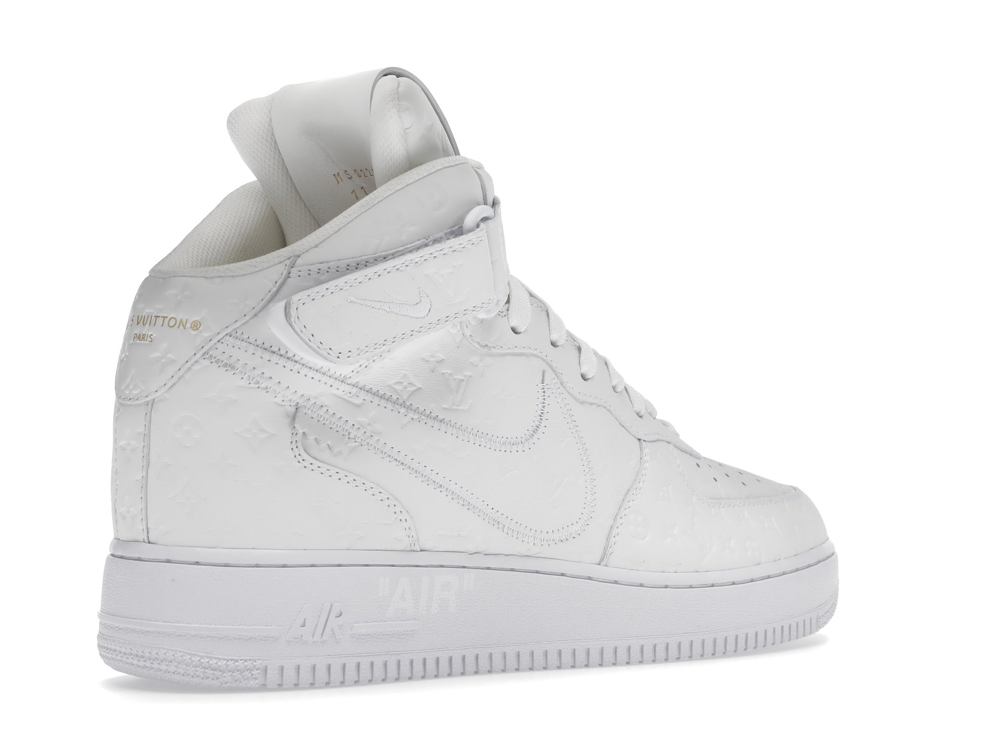 Louis Vuitton Nike Air Force 1 Mid By Virgil Abloh White - Louis Vuitton - OFFseason 衣服 - 