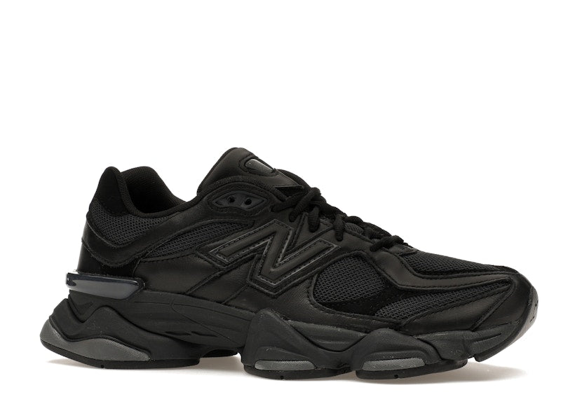 New Balance 9060 Triple Black Leather - New Balance - OFFseason 衣服 - U9060NRI