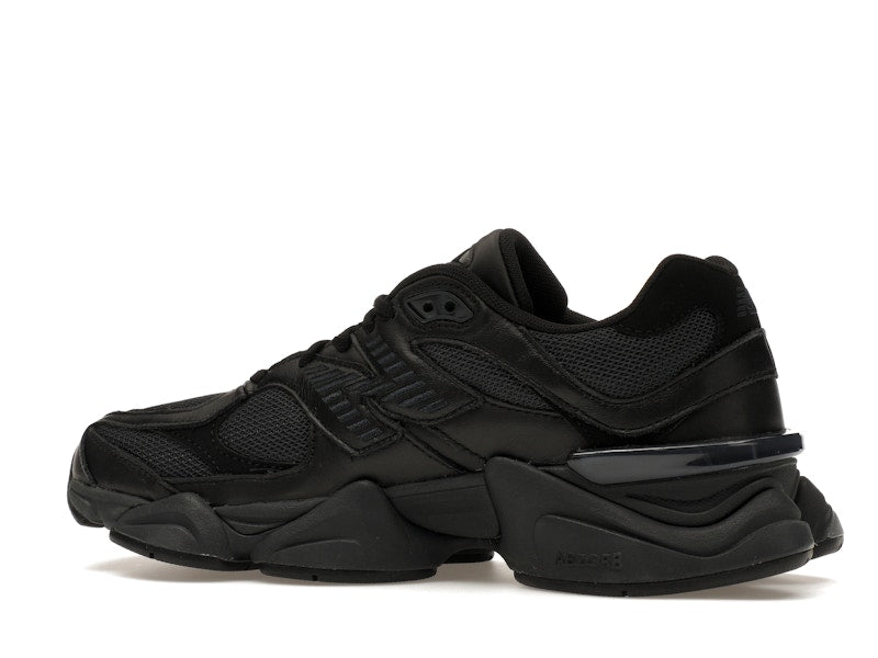 New Balance 9060 Triple Black Leather - New Balance - OFFseason 衣服 - U9060NRI