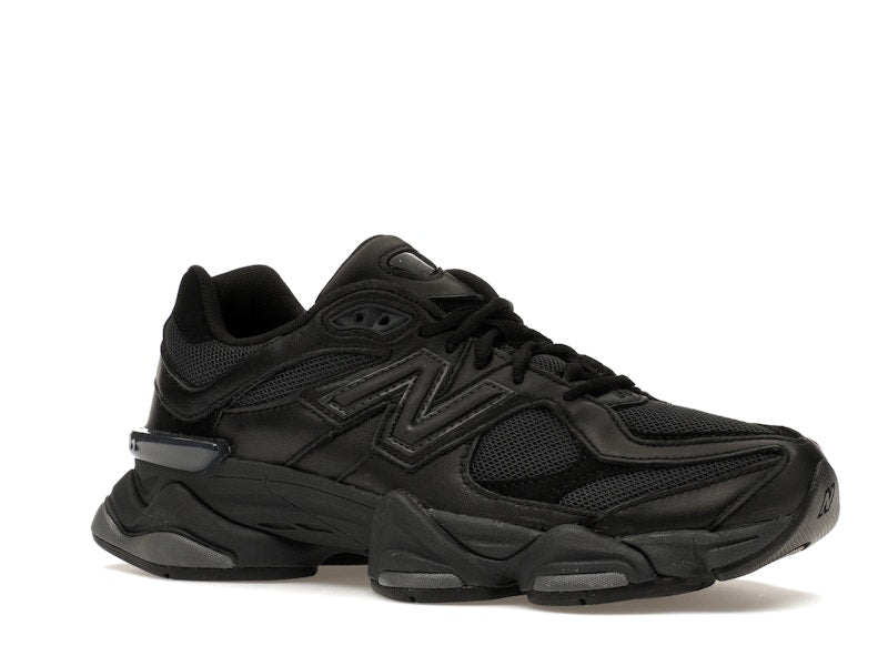 New Balance 9060 Triple Black Leather - New Balance - OFFseason 衣服 - U9060NRI