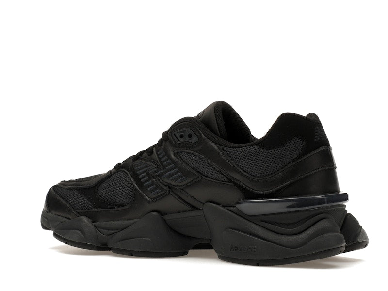 New Balance 9060 Triple Black Leather - New Balance - OFFseason 衣服 - U9060NRI