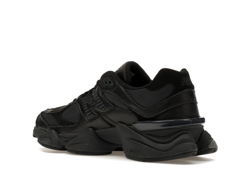 New Balance 9060 Triple Black Leather - New Balance - OFFseason 衣服 - U9060NRI