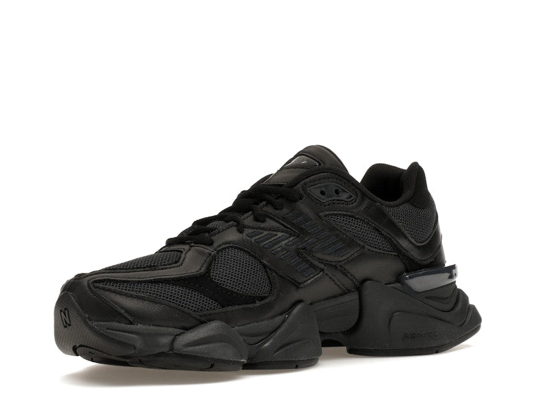 New Balance 9060 Triple Black Leather - New Balance - OFFseason 衣服 - U9060NRI