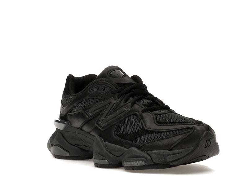 New Balance 9060 Triple Black Leather - New Balance - OFFseason 衣服 - U9060NRI