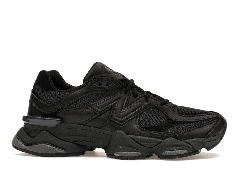 New Balance 9060 Triple Black Leather - New Balance - OFFseason 衣服 - U9060NRI