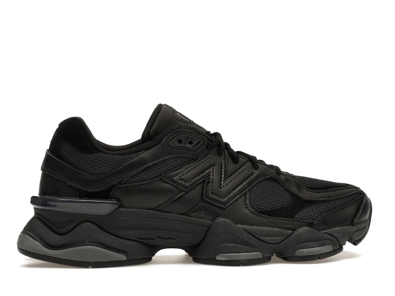 New Balance 9060 Triple Black Leather - New Balance - OFFseason 衣服 - U9060NRI