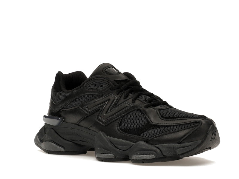 New Balance 9060 Triple Black Leather - New Balance - OFFseason 衣服 - U9060NRI