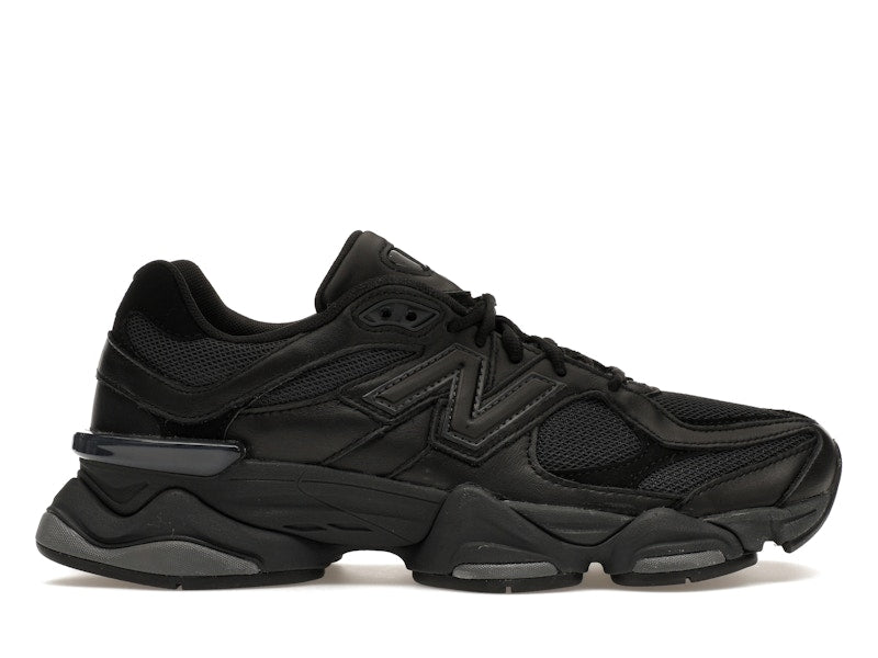 New Balance 9060 Triple Black Leather - New Balance - OFFseason 衣服 - U9060NRI