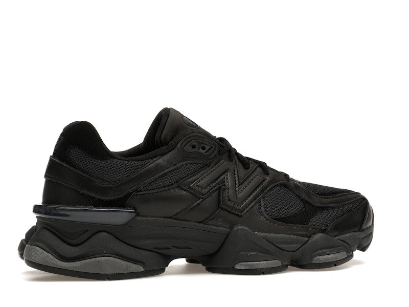 New Balance 9060 Triple Black Leather - New Balance - OFFseason 衣服 - U9060NRI