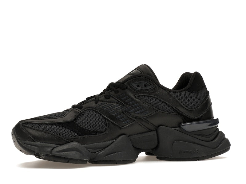 New Balance 9060 Triple Black Leather - New Balance - OFFseason 衣服 - U9060NRI