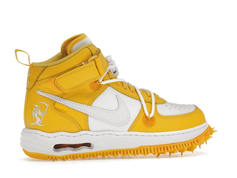 Nike Air Force 1 Mid SP Off - White Varsity Maize - Nike - OFFseason 衣服 - DR0500 - 101