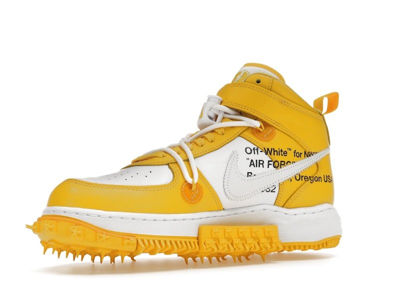 Nike Air Force 1 Mid SP Off - White Varsity Maize - Nike - OFFseason 衣服 - DR0500 - 101