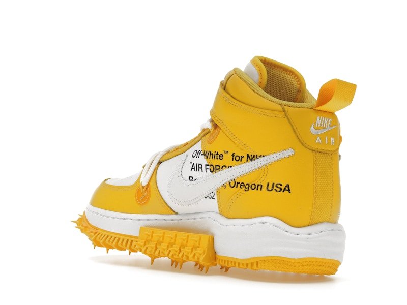 Nike Air Force 1 Mid SP Off - White Varsity Maize - Nike - OFFseason 衣服 - DR0500 - 101