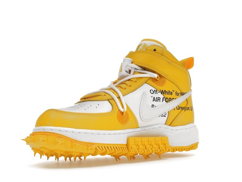 Nike Air Force 1 Mid SP Off - White Varsity Maize - Nike - OFFseason 衣服 - DR0500 - 101