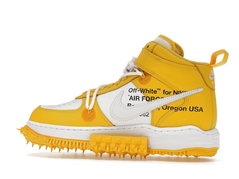 Nike Air Force 1 Mid SP Off - White Varsity Maize - Nike - OFFseason 衣服 - DR0500 - 101