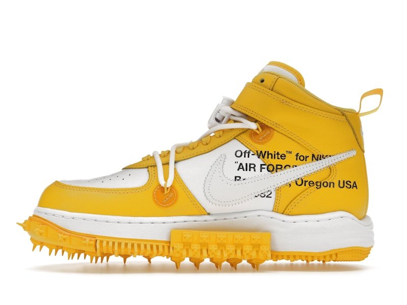 Nike Air Force 1 Mid SP Off - White Varsity Maize - Nike - OFFseason 衣服 - DR0500 - 101