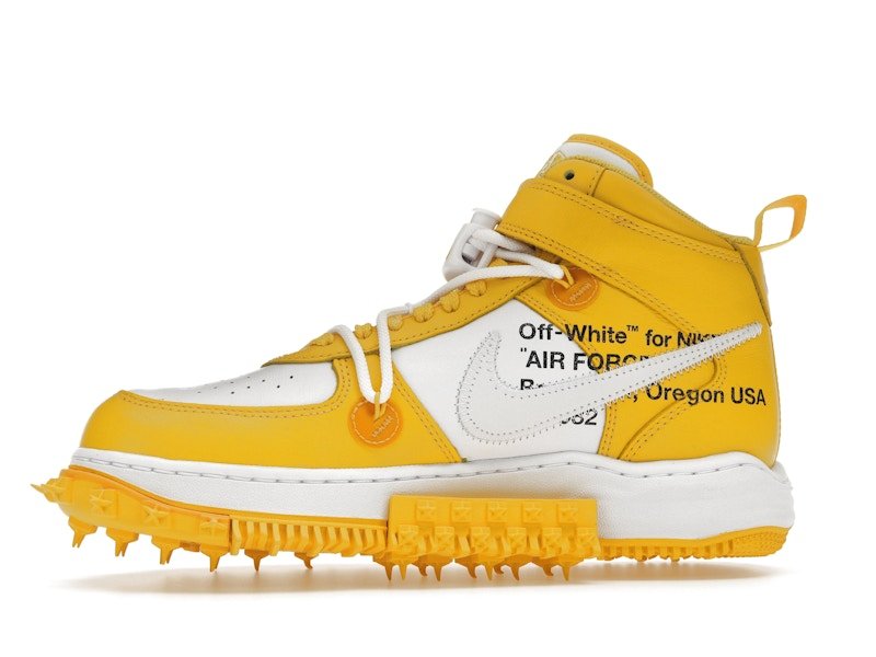 Nike Air Force 1 Mid SP Off - White Varsity Maize - Nike - OFFseason 衣服 - DR0500 - 101