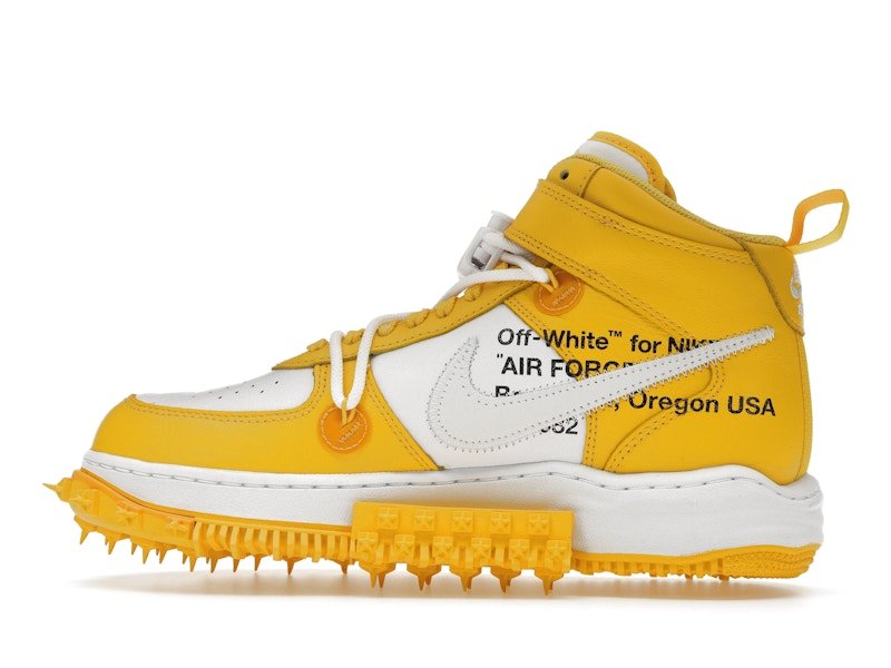 Nike Air Force 1 Mid SP Off - White Varsity Maize - Nike - OFFseason 衣服 - DR0500 - 101