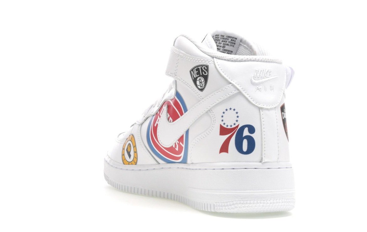 Nike Air Force 1 Mid Supreme NBA White - Nike - OFFseason 衣服 - AQ8017 - 100