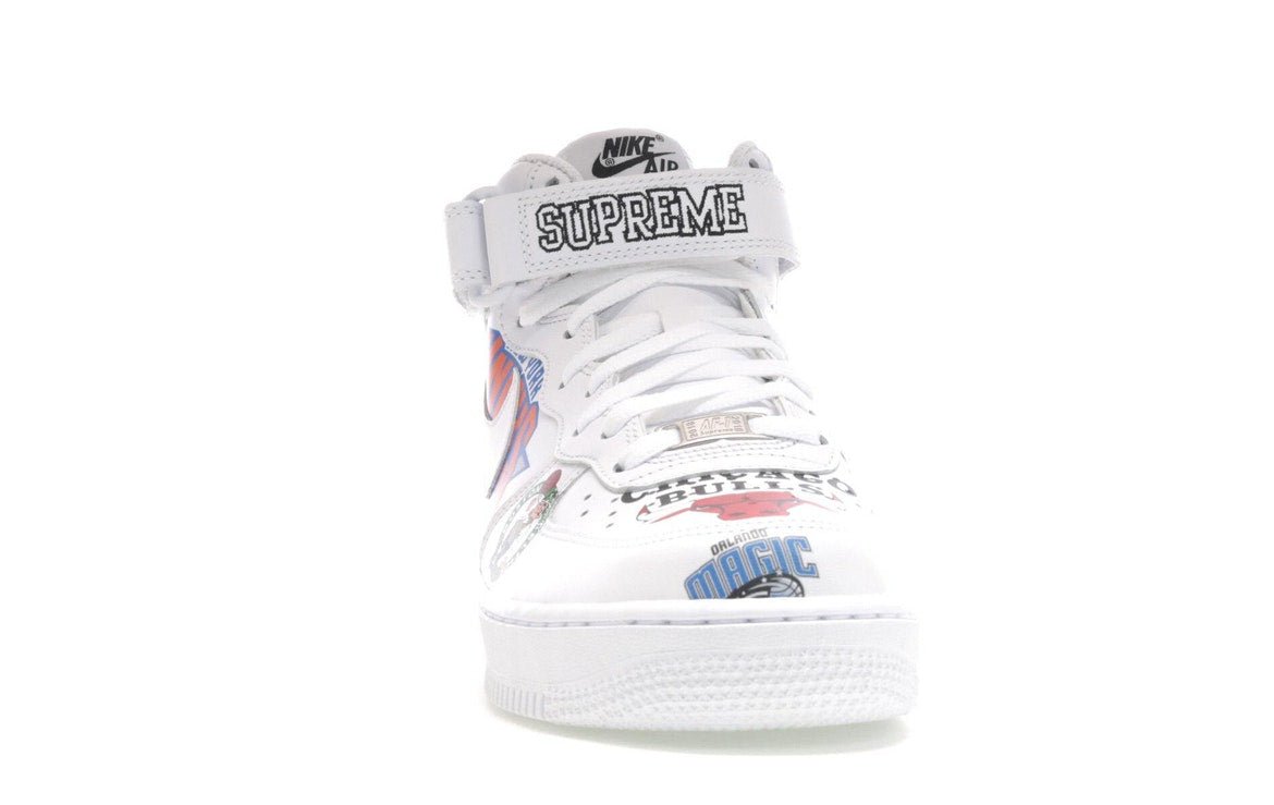 Nike Air Force 1 Mid Supreme NBA White - Nike - OFFseason 衣服 - AQ8017 - 100