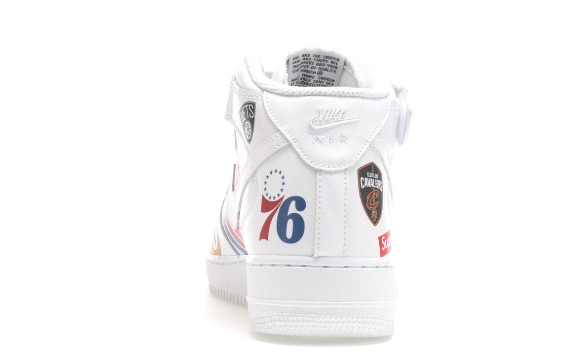 Nike Air Force 1 Mid Supreme NBA White - Nike - OFFseason 衣服 - AQ8017 - 100