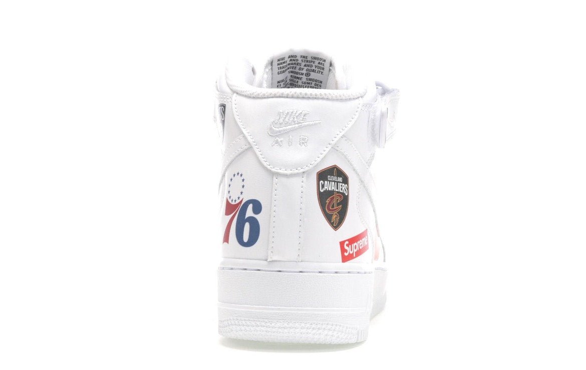 Nike Air Force 1 Mid Supreme NBA White - Nike - OFFseason 衣服 - AQ8017 - 100