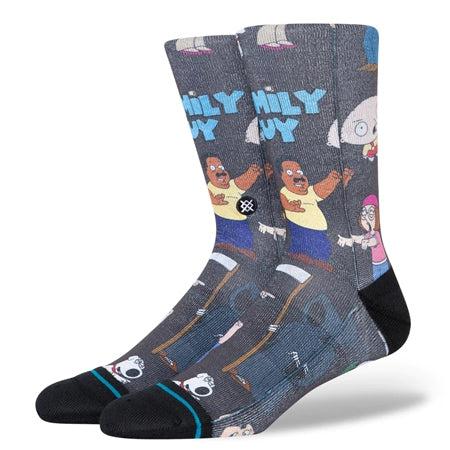 Stance socks FAMILY GUY - OS products - OFFseason 衣服 - A555D23FAM - BLK - M