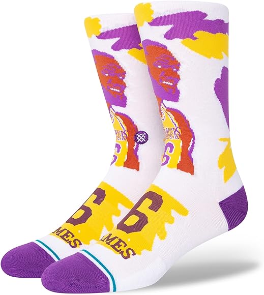 Stance Socks PAINT LEBRON - OS products - OFFseason 衣服 - A545C22PLE - WHT - L